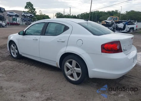 2013 Dodge Avenger Se z USA, uszkodzony, nr VIN 1C3CDZAB6DN644105